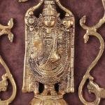 Pure Brass Dashavatar Wall Hanging with Tirupati Balaji 20"x21.5" | Vishnu's 10 Avatars | Divine Blessings & Prosperity | Intricate Carvings | Spiritual Decor